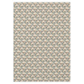 Elegantes Weihnachtsfest Weißer Rosen & Roter Wint Tischdecke (Vorderseite)