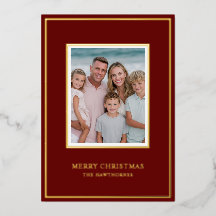 Elegantes Weihnachtsfoto einfach