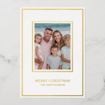 Elegantes Weihnachtsfoto einfach