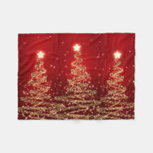 Elegantes Weihnachtsfunkelnde Bäume rot