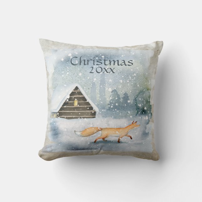 Elegantes Weihnachtsgebäck Kissen (Vorderseite)