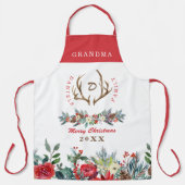 Elegantes Weihnachtsgebäck Schürze (Vorderseite)