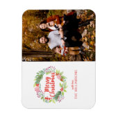 Elegantes Weihnachtsgebirge Foto Magnet (Vertikal)