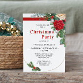 Elegantes Weihnachtsgebirge in Wasserfarbe Party Einladung