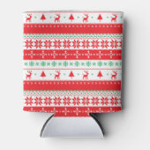 Elegantes Weihnachtsgeflecht | Can Cooler Dosenkühler (Vorderseite)