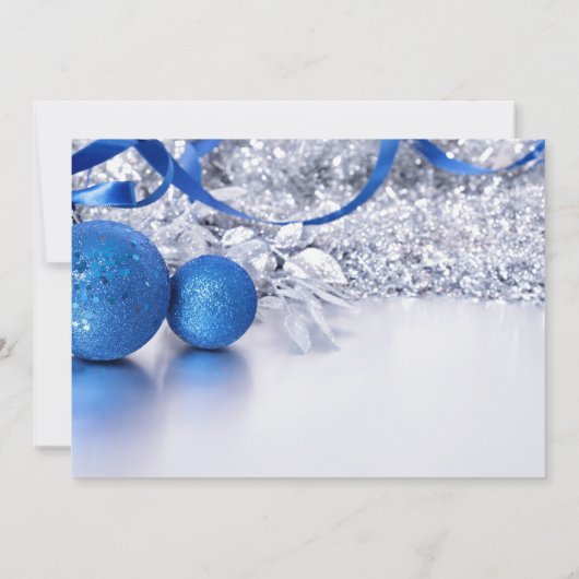 Elegantes Weihnachtsgeschäft Einladung (Rückseite)