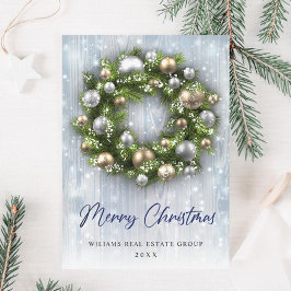 Elegantes Weihnachtsgeschenk Feiertagskarte