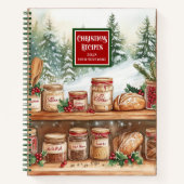 Elegantes Weihnachtsgeschenk für die Küche Notizblock (Vorderseite)