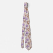 Elegantes Weihnachtsgeschenk für Ehemann Tulpe Krawatte (Rückseite)