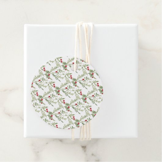 Elegantes Weihnachtsgeschenk Geschenkanhänger (Beispiel)