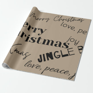 Elegantes Weihnachtsgeschenk Geschenkpapier