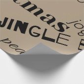 Elegantes Weihnachtsgeschenk Geschenkpapier (Ecke)