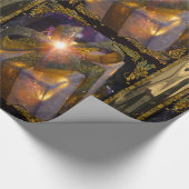 Elegantes Weihnachtsgeschenk II Geschenkpapier (Ecke)