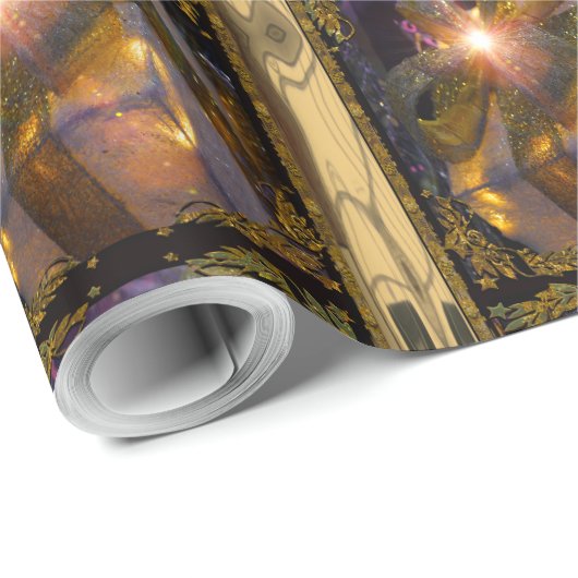 Elegantes Weihnachtsgeschenk IIV 30 ft Geschenkpapier (Rolleneckpunkt)