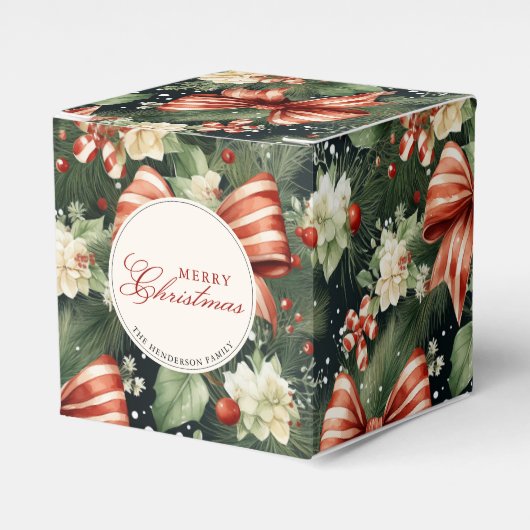 Elegantes Weihnachtsgeschenk Personalisiert Geschenkschachtel (Vorderseite)