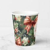 Elegantes Weihnachtsgeschenk Personalisiert Pappbecher (Rechts)