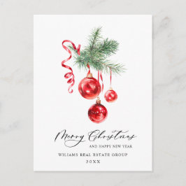 Elegantes Weihnachtsgeschenk Postkarte