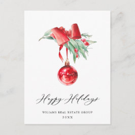 Elegantes Weihnachtsgeschenk Postkarte