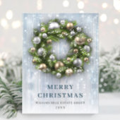 Elegantes Weihnachtsgeschenk Postkarte