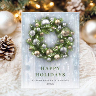 Elegantes Weihnachtsgeschenk Postkarte