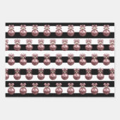 Elegantes Weihnachtsgeschmack Geschenkpapier Set (Vorderseite 2)