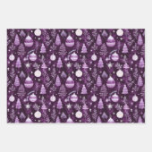 Elegantes Weihnachtsgeschmack und Mandala-Muster Geschenkpapier Set (Vorderseite)