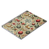 Elegantes Weihnachtsgeschmuck & Rentier-Notebook Notizblock (Linke Seite)