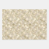 Elegantes Weihnachtsgold Geschenkpapier Set (Vorderseite)