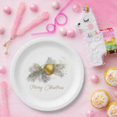 Elegantes Weihnachtsgottesornament Pappteller (Party)