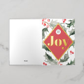 Elegantes Weihnachtskarten-Logo für Wasserfarben (Äußere Ablage)