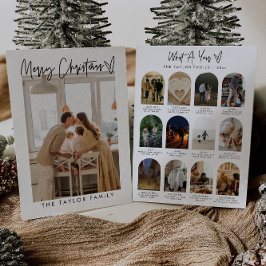 Elegantes Weihnachtskartenjahr im Überblick Einladung