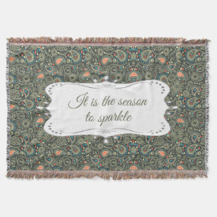 Elegantes Weihnachtsmuster Decke