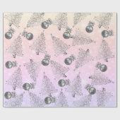 Elegantes Weihnachtsmuster Geschenkpapier (Flach)