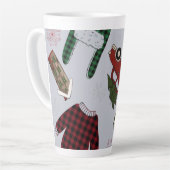 Elegantes Weihnachtsmuster Milchtasse (Linke Ecke)