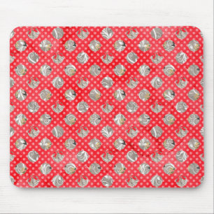 Elegantes Weihnachtsmuster Mousepad