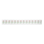 Elegantes Weihnachtsmuster Satinband (Vorderseite)