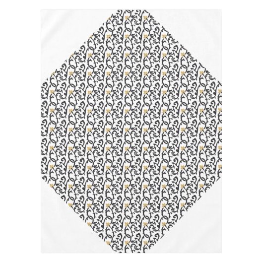 Elegantes Weihnachtsmuster Tischdecke (Vorderseite)