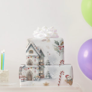 Elegantes Weihnachtspapier-Design Geschenkpapier