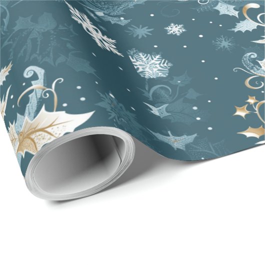 Elegantes Weihnachtspapier Geschenkpapier (Rolleneckpunkt)