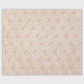 Elegantes Weihnachtsrentiermuster der Rose Geschenkpapier (Flach)