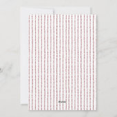 Elegantes Weihnachtsskriptdesign Weihnachtskarte Feiertagskarte (Rückseite)