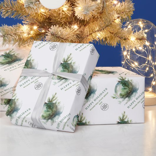 Elegantes Weihnachtsunternehmen Geschenkpapier (Feiertage)