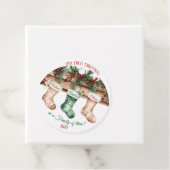 Elegantes Weihnachtswasser Botanisch Geschenkanhänger (Beispiel)