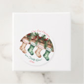 Elegantes Weihnachtswasser Botanisch Geschenkanhänger (Beispiel)