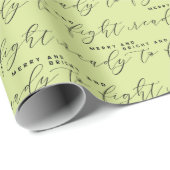 Elegantes Weihnachtswrapping Paper Geschenkpapier (Rolleneckpunkt)
