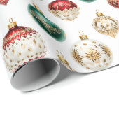 Elegantes Weihnachtswrapping Paper Geschenkpapier (Rolleneckpunkt)