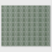 Elegantes Weihnachtswrapping Paper - Matte Geschenkpapier (Flach)