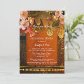 Elegantes Weinkeller oder Weinkeller Probe Abendes Einladung (Stehend Vorderseite)