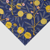 Elegantes Weinmuster Seidenpapier (Ausschnitt)