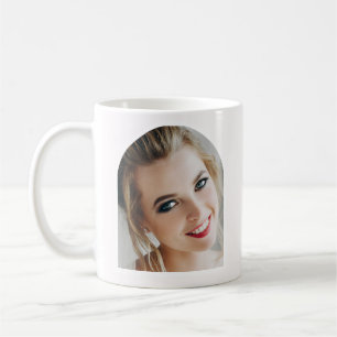 Elegantes Weiß Makeup-Artist Süßes Foto Kaffeetasse